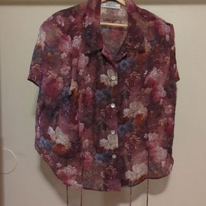 Vintage floral Top
